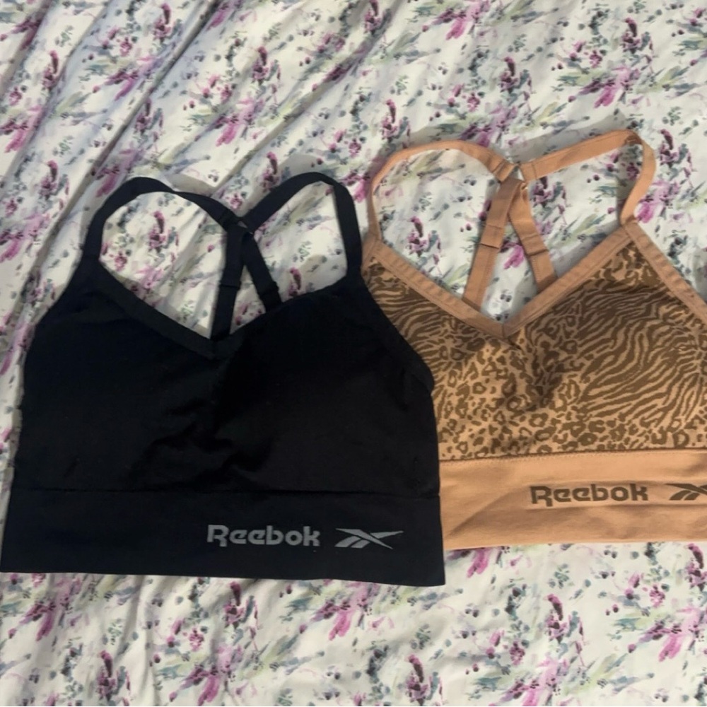 Reebok Women's Intimates Set - Black and Leopard Print